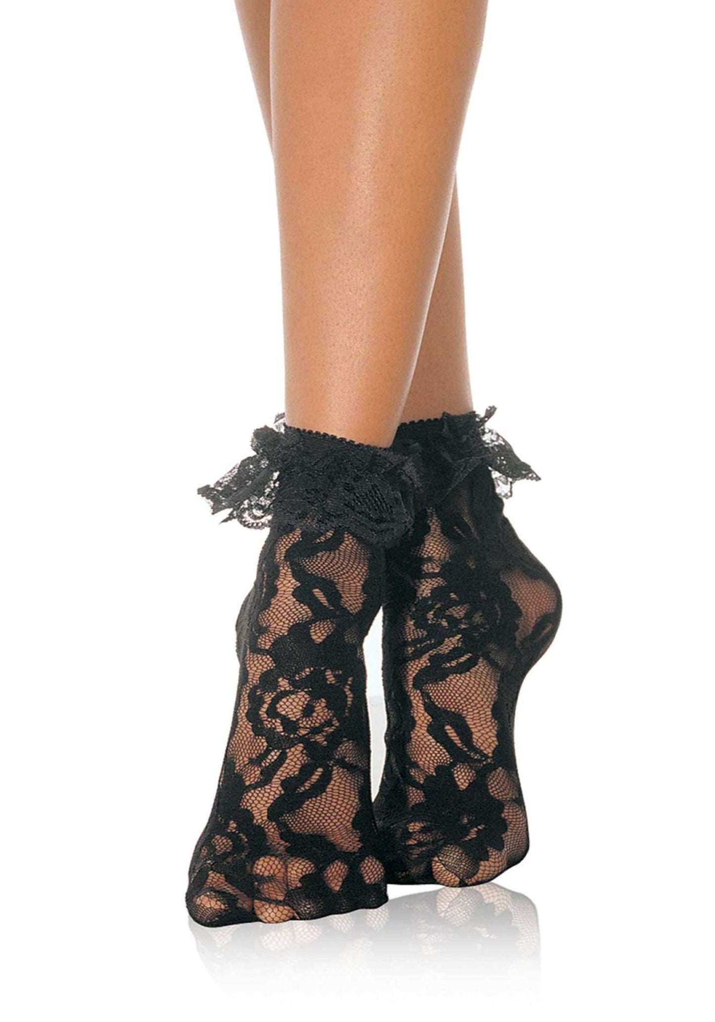 Lace Socks with Ruffle