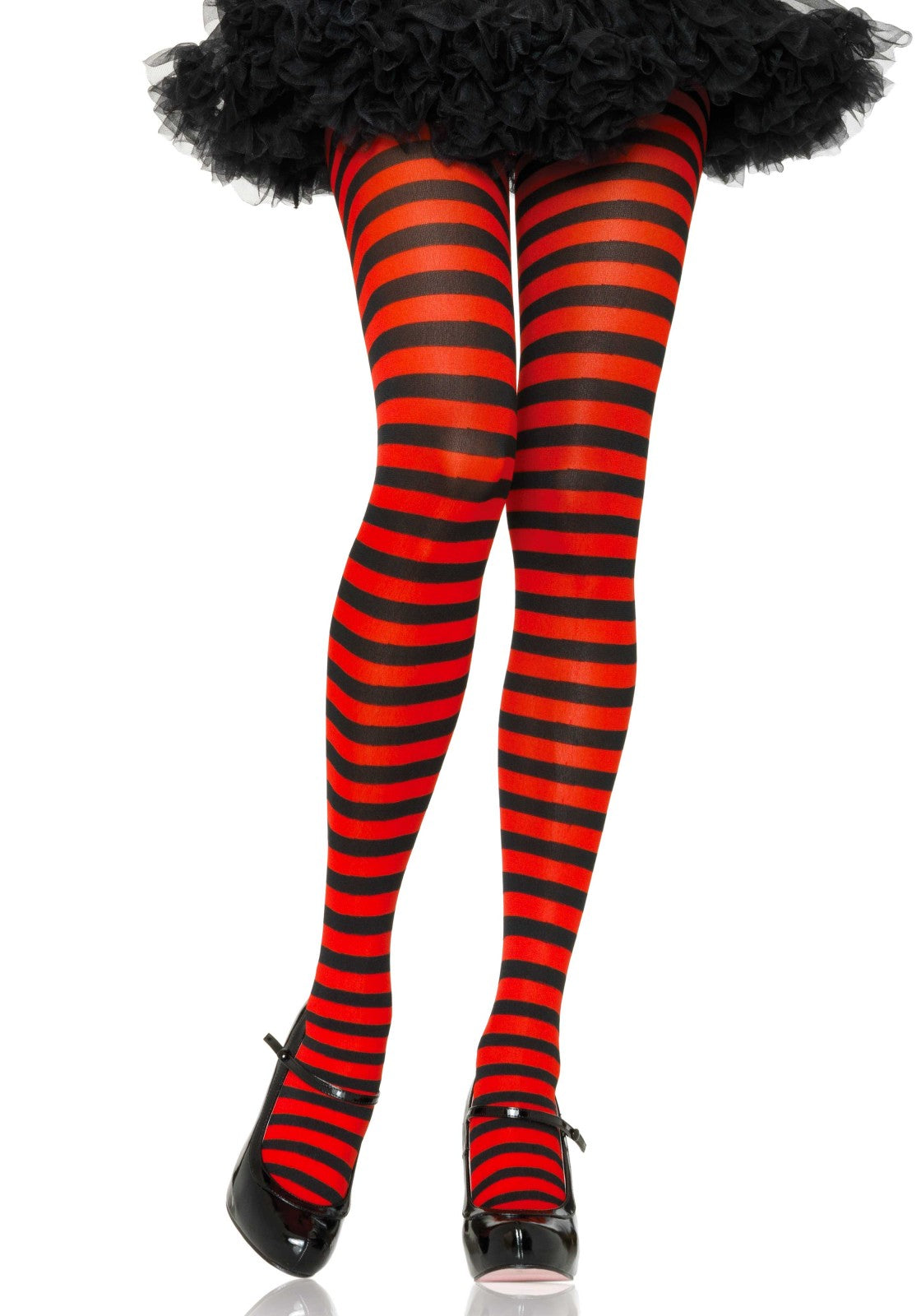 Nylon Striped Pantyhose