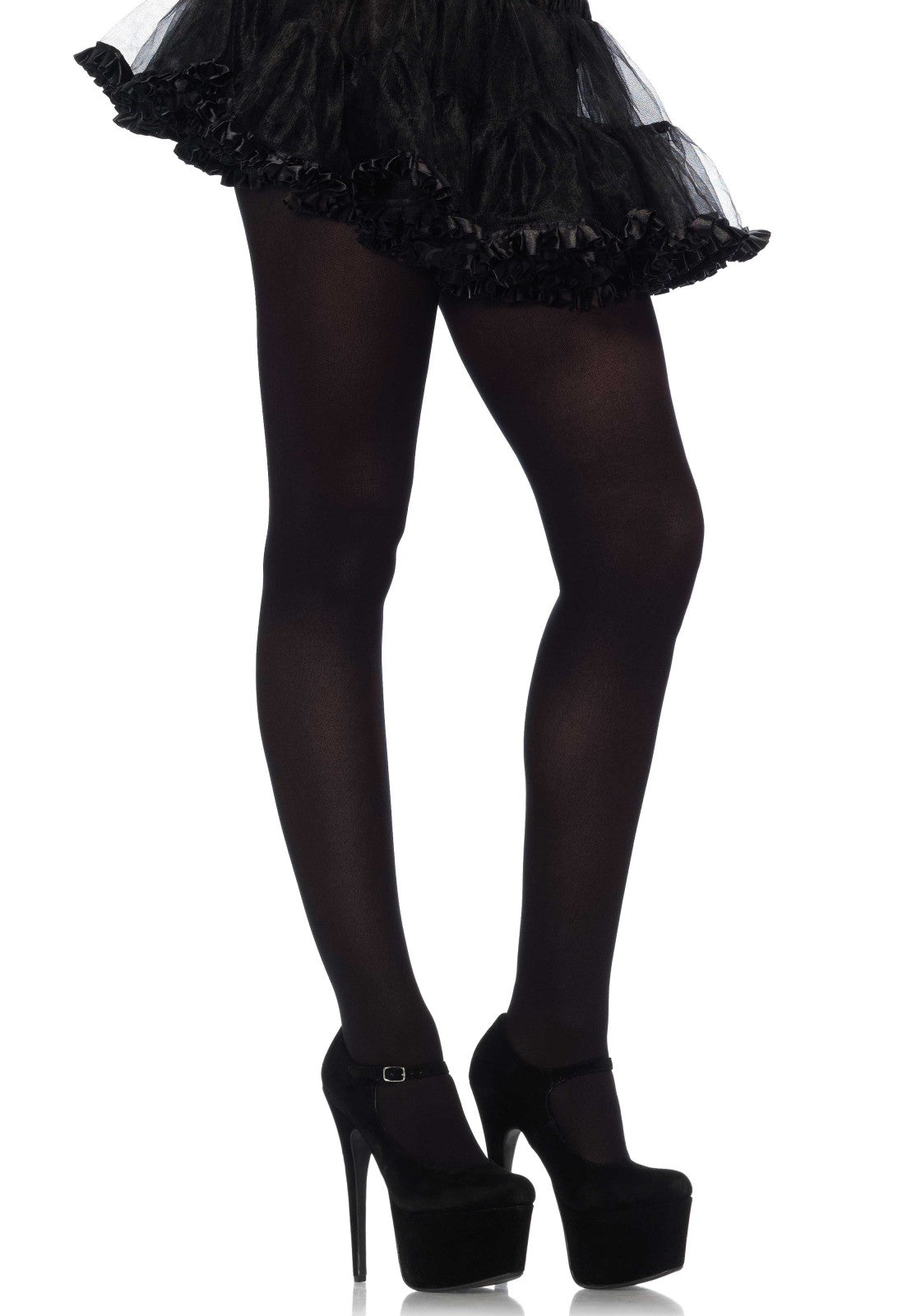 Plus Elastane Opaque Pantyhose