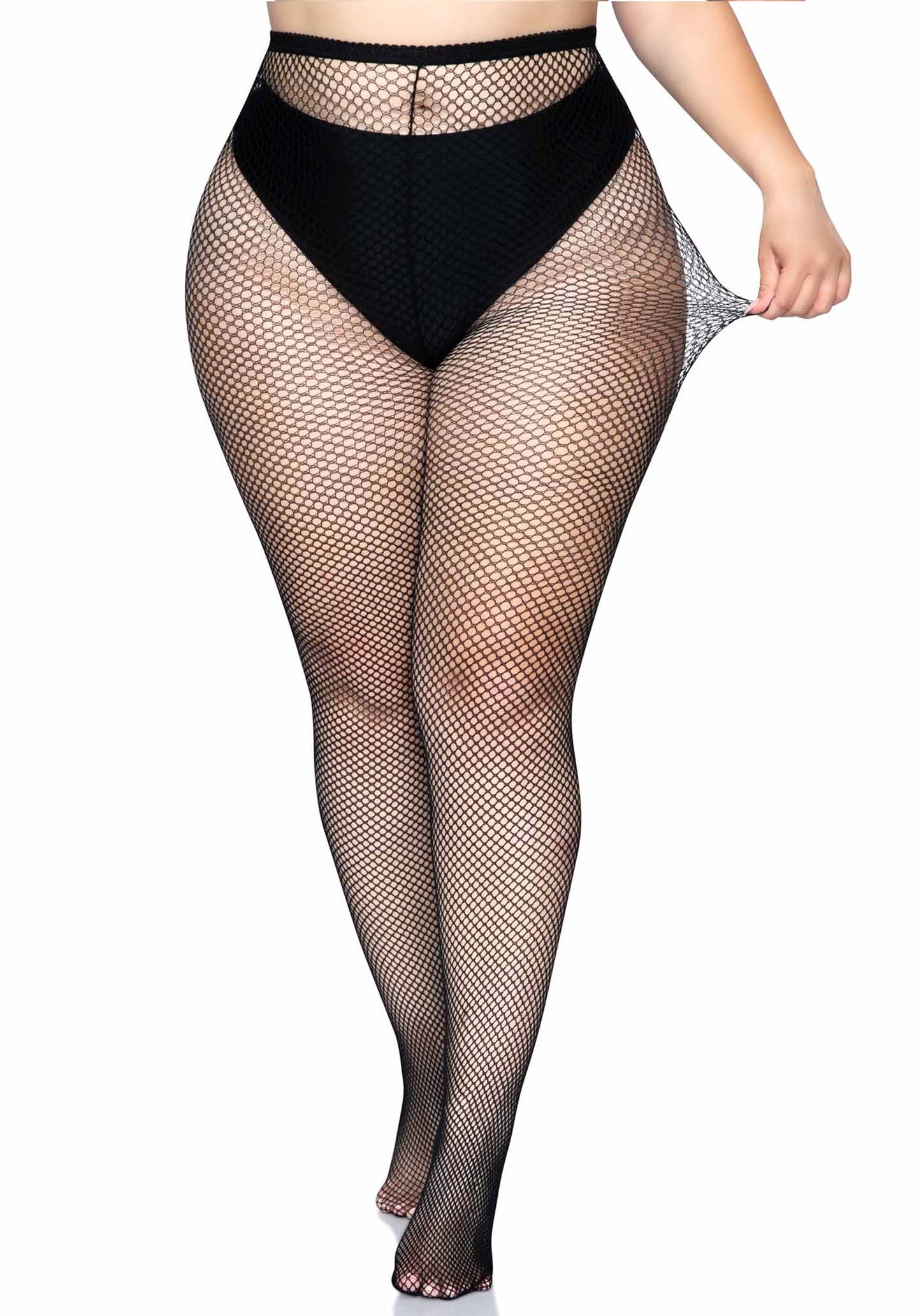 Plus Fishnet Pantyhose