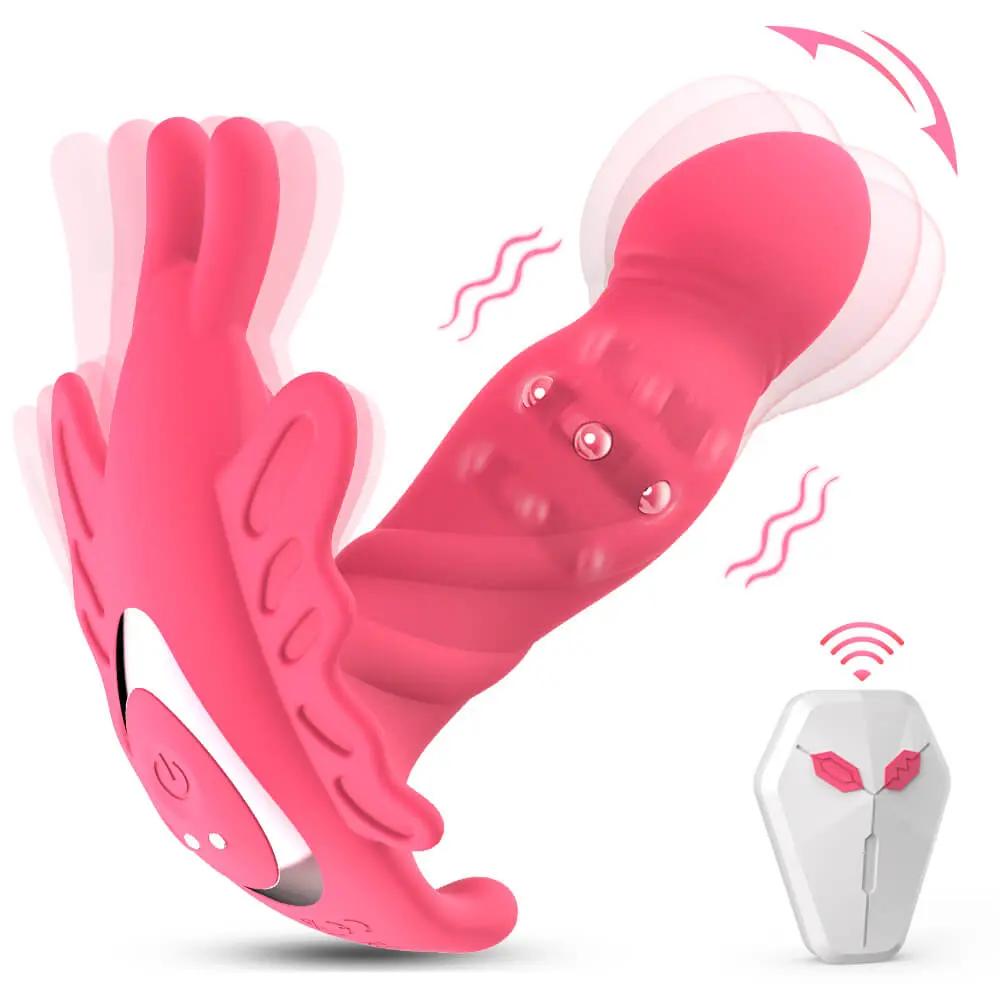 Flutter - Butterfly remote control wearable vibrator & g spot stimulator Lovetremor Clitoral vibrators