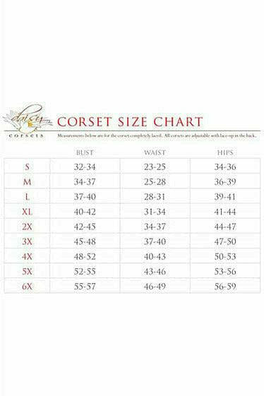 White Lace Overbust Corset
