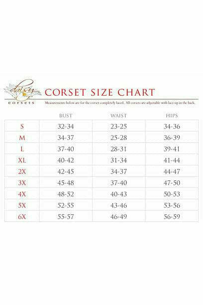 Clear Pink Curvy Cut Mini Cincher Corset