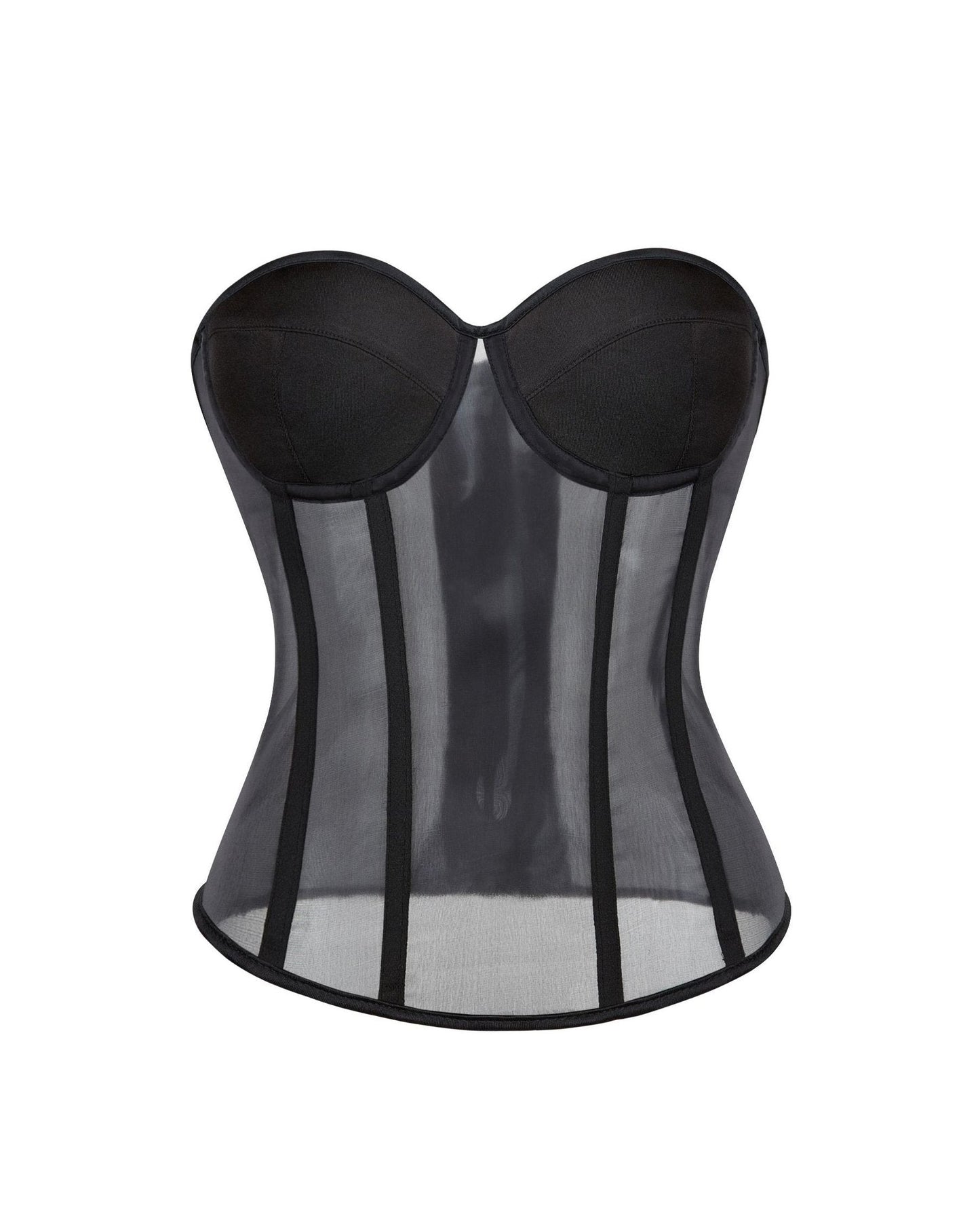 Sexy Semi-Transparent Strapless Top