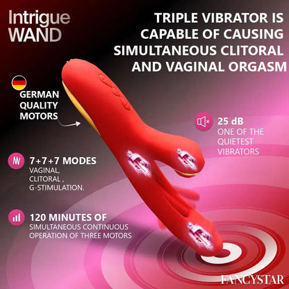 WAND Triple Bliss Vibrator Hemiras Accessories
