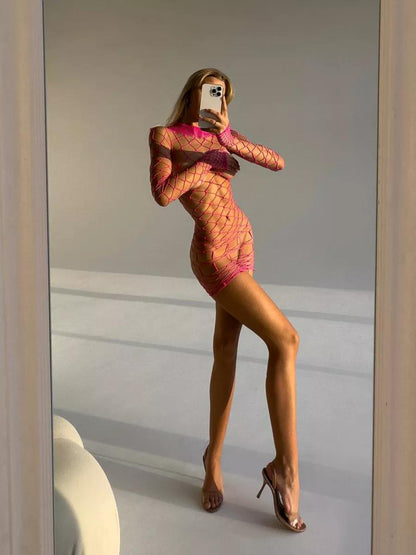 Marina Vex Net Dress