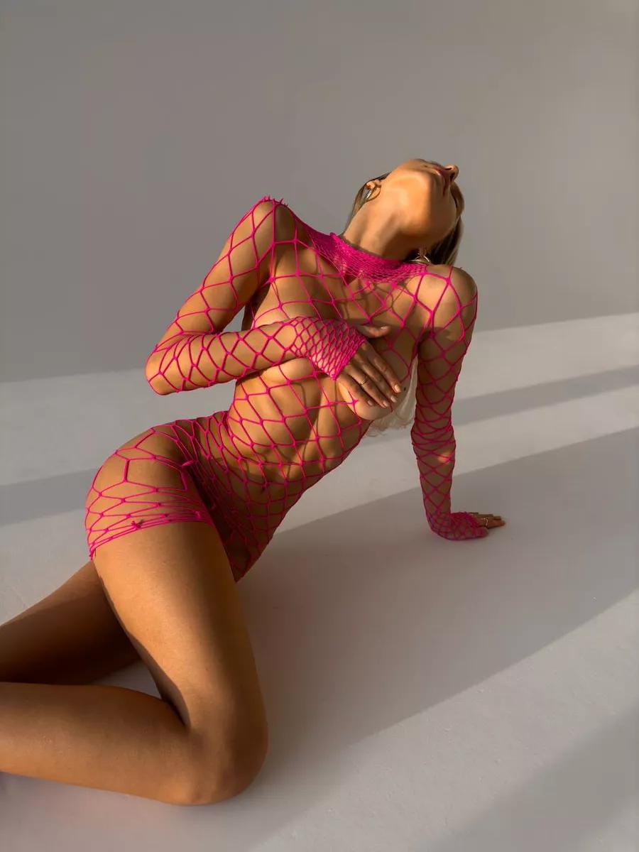 Marina Vex Net Dress