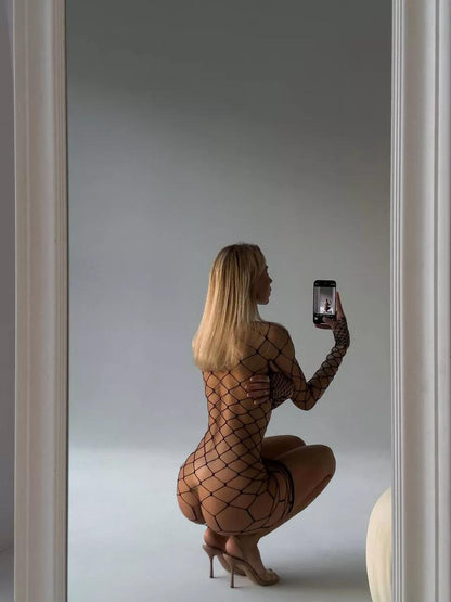 Marina Vex Net Dress