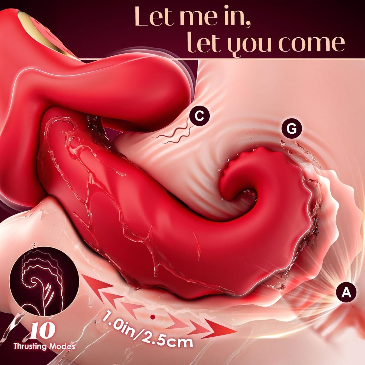 OraliX Suptruck 4-in-1 Thrusting & Licking Tongue Kiwinet Vibrator