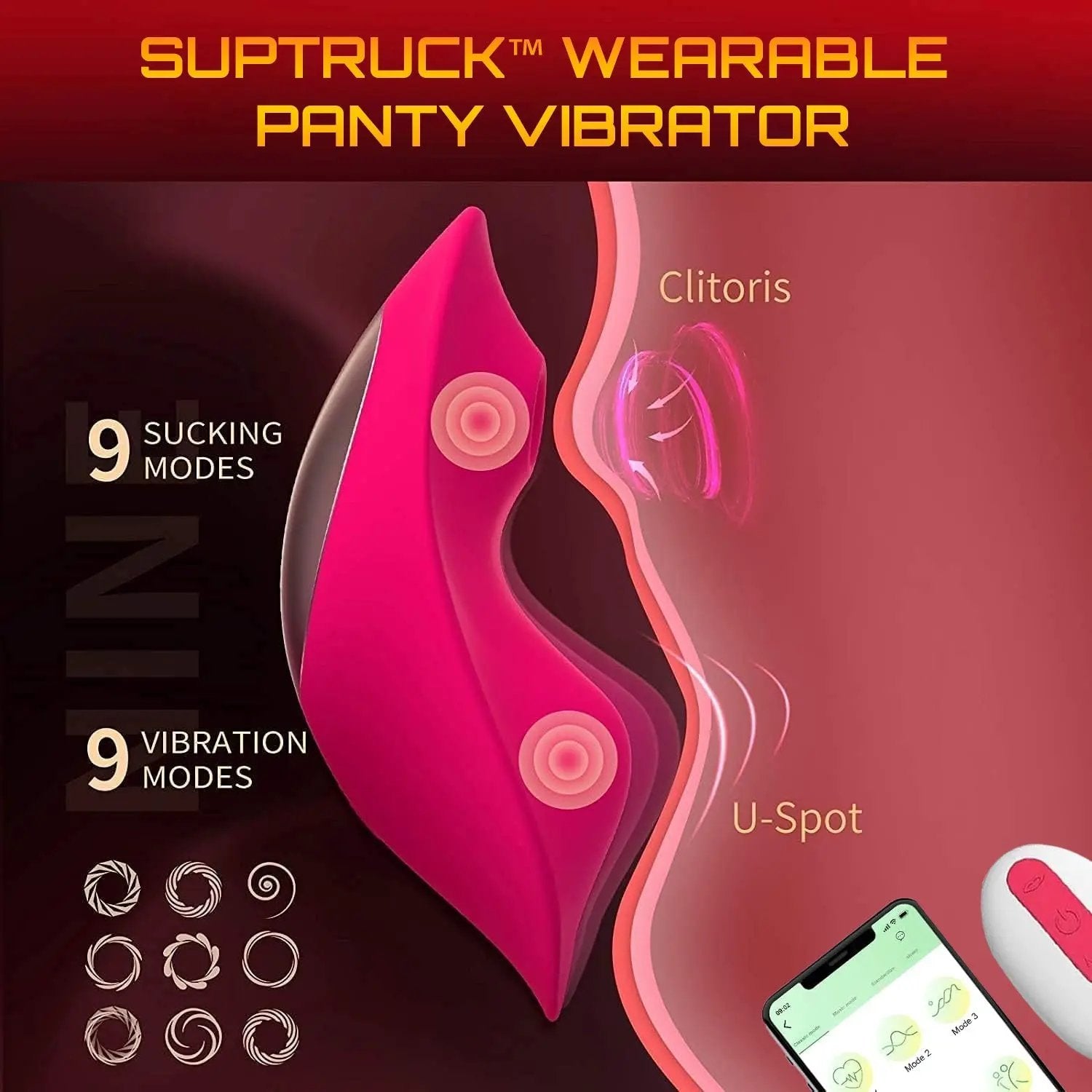 💥 2025 Limited 70% ️OFF 💦 SUPTRUCK™ KIMIAN Wearable Panty Vibrator Hemiras