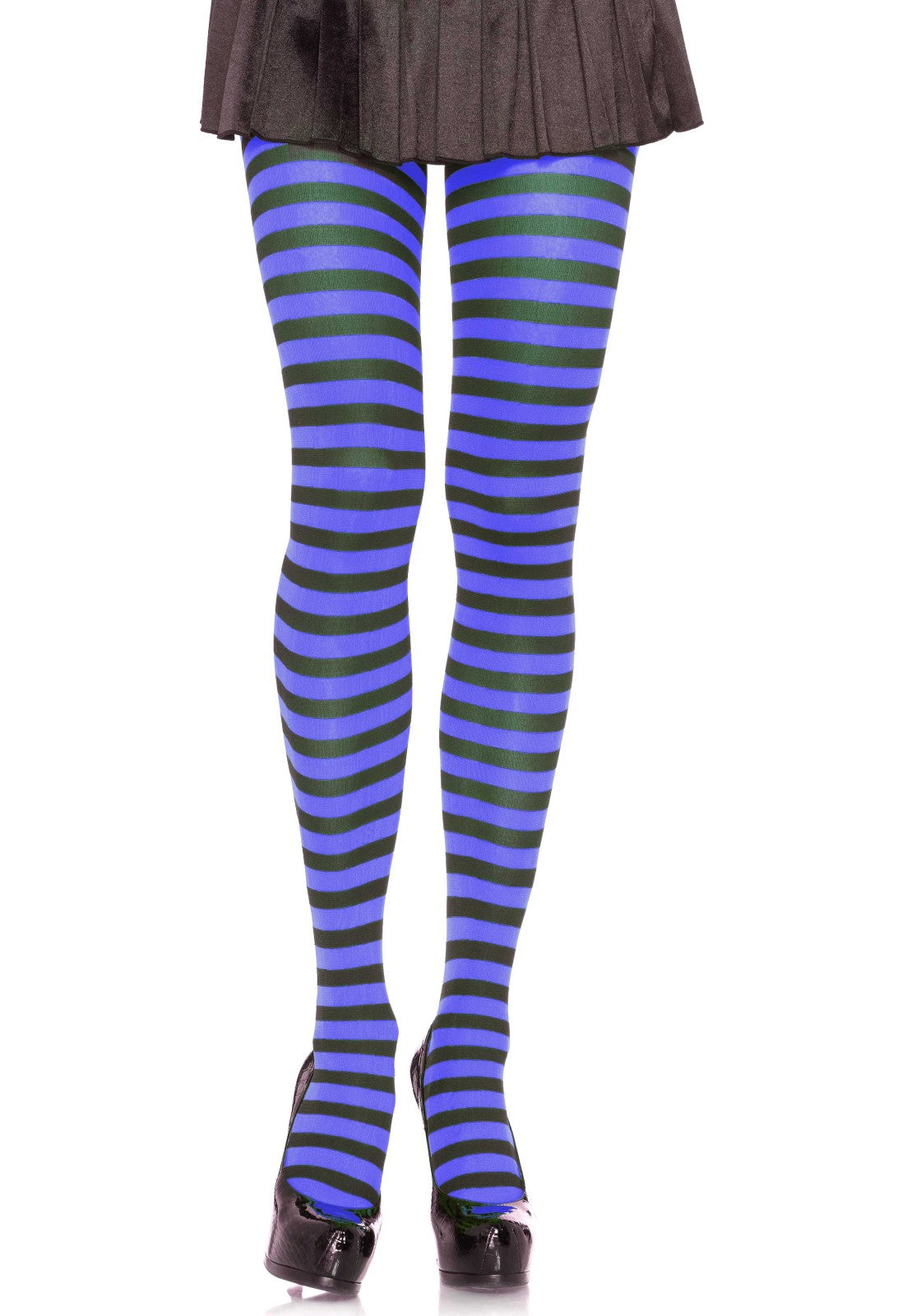 Nylon Striped Pantyhose