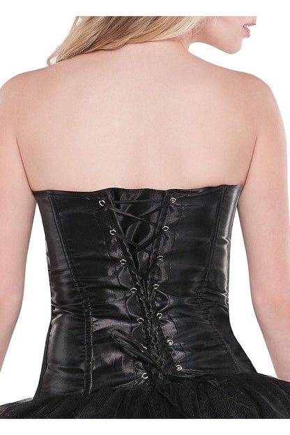 Black Satin Costume Corset