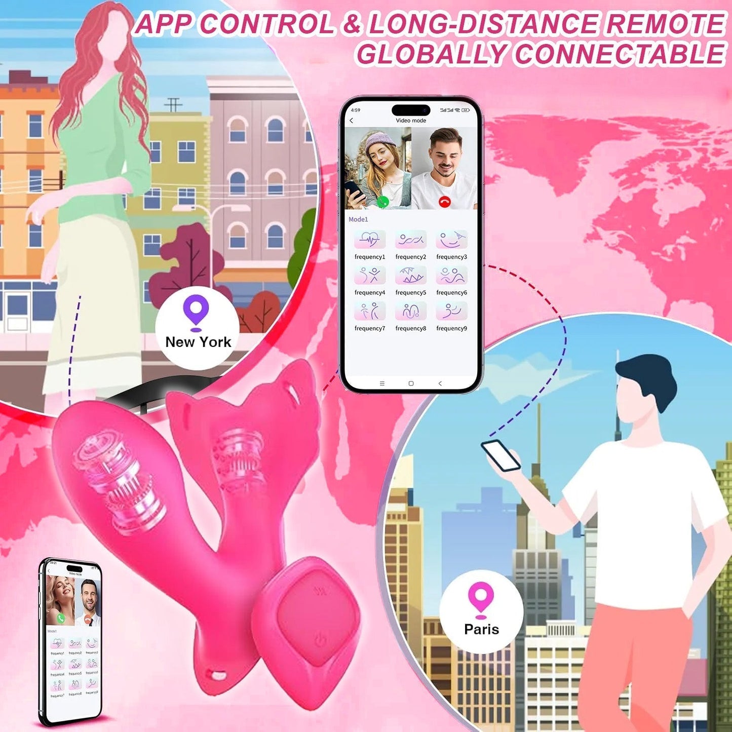 💥 2025 Limited 70% ️OFF 💦 VibraHug Suptruck™ Wearable Vibrator X9 📱 Pulse Panty Global Control & 9 Modes Hemiras