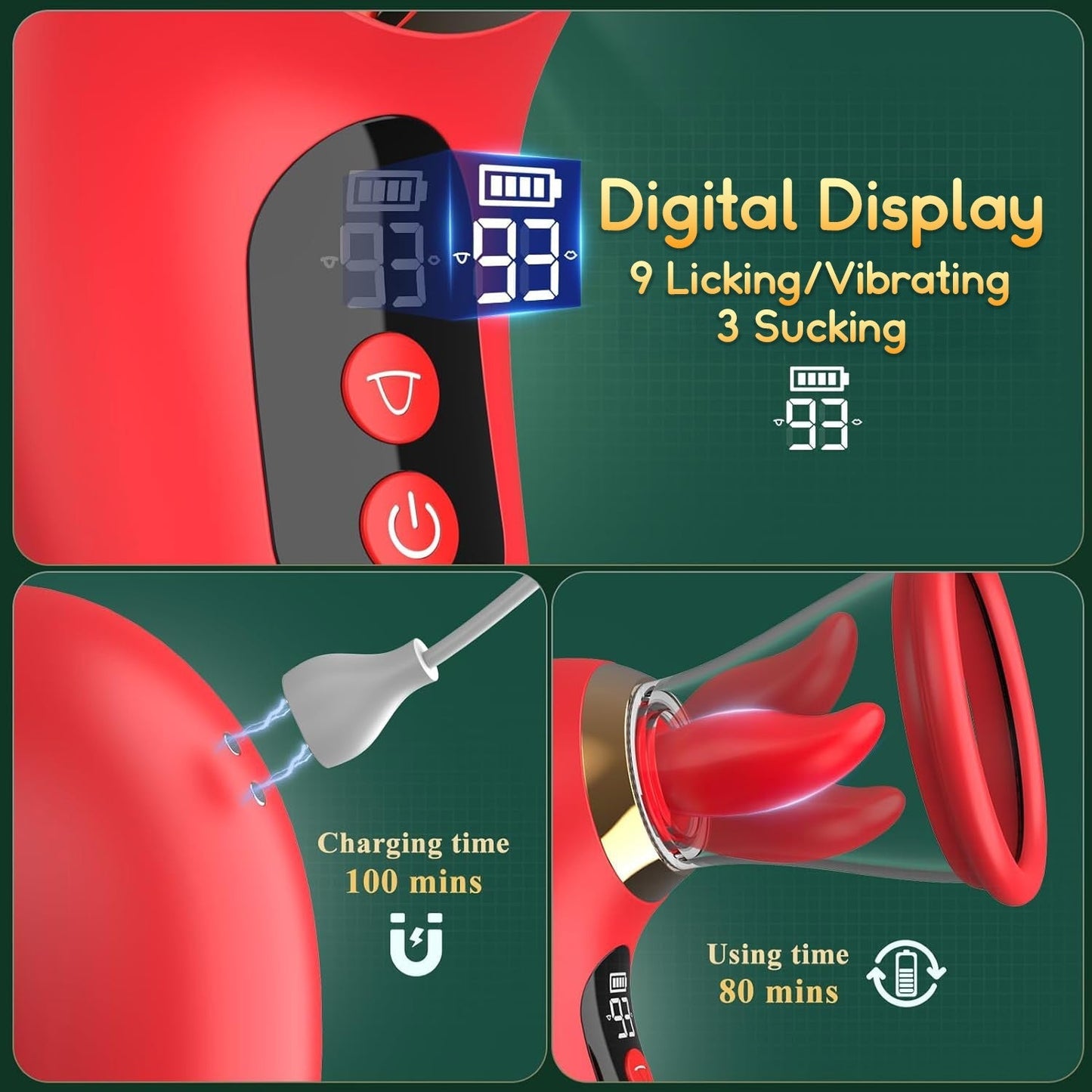 SuckLick 9X Global Control & 3-in-1 Pleasure