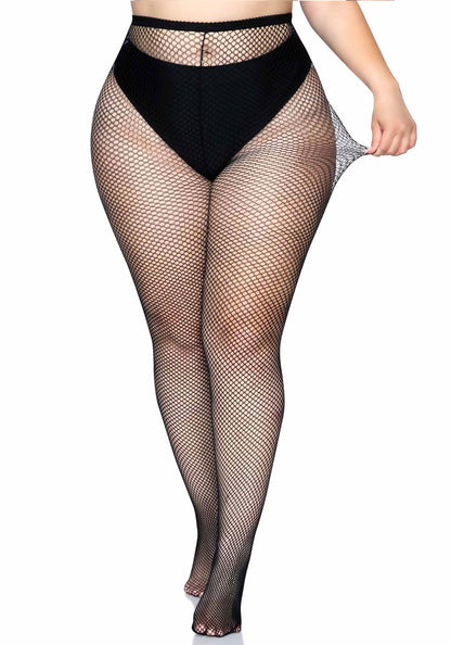 Plus Fishnet Pantyhose