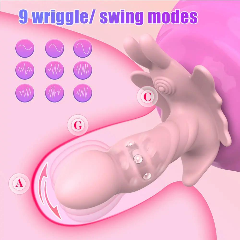 Flutter - Butterfly remote control wearable vibrator & g spot stimulator Lovetremor Clitoral vibrators