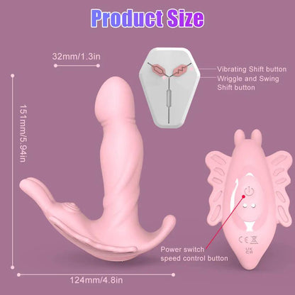 Flutter - Butterfly remote control wearable vibrator & g spot stimulator Lovetremor Clitoral vibrators