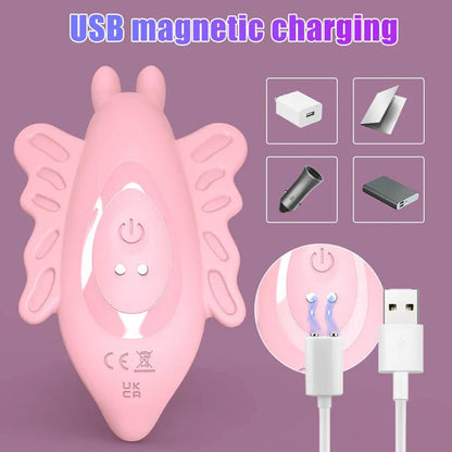 Flutter - Butterfly remote control wearable vibrator & g spot stimulator Lovetremor Clitoral vibrators