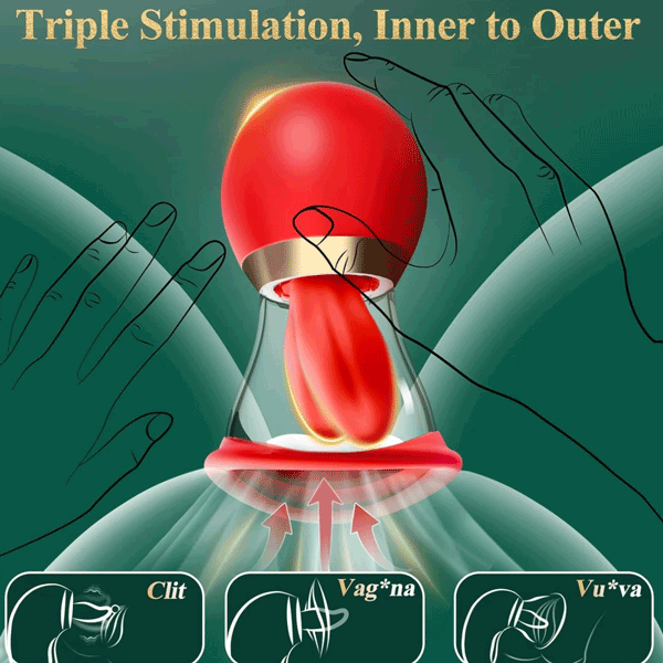 SuckLick 9X Global Control & 3-in-1 Pleasure