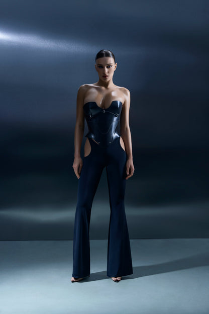 Corset Leather Black