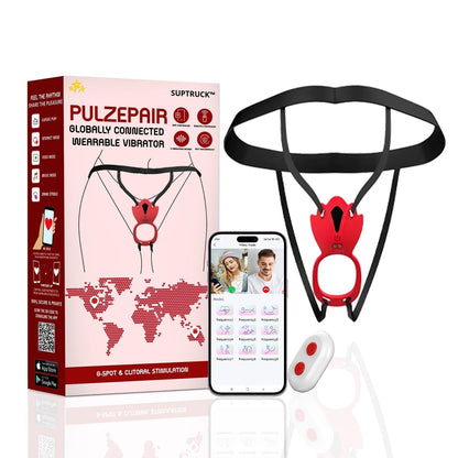 💥 2025 Limited 70% ️OFF 💦 PulzePair Suptruck™ Wearable Vibrator X9 📱 Pulse Panty Global Control & 9 Modes CertifiCure Store