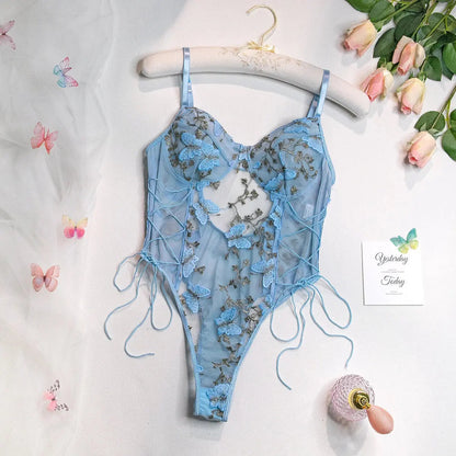 Butterfly Embrace Lace Set yuminancy Bodysuit