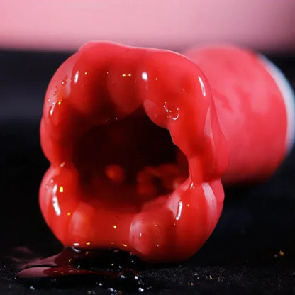 💥2025 Deep Throat Sucking Male Penis Training Cup Strong Squeeze Vibration