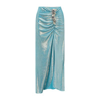 Blue skirt