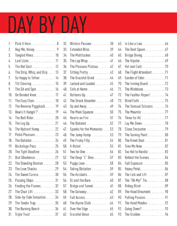 365 Sex Moves - Positions for Having Sex a New Way Every Day