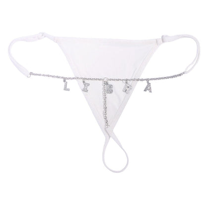 Naughty Whispers Lace Thong