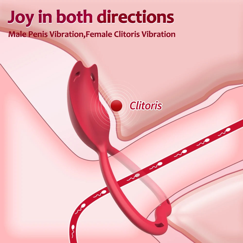 💥2025 New Vibrating Cock Ring🎁 10 Vibration G-spot Clitoral Stimulator Sex Toy for Couples Nighty