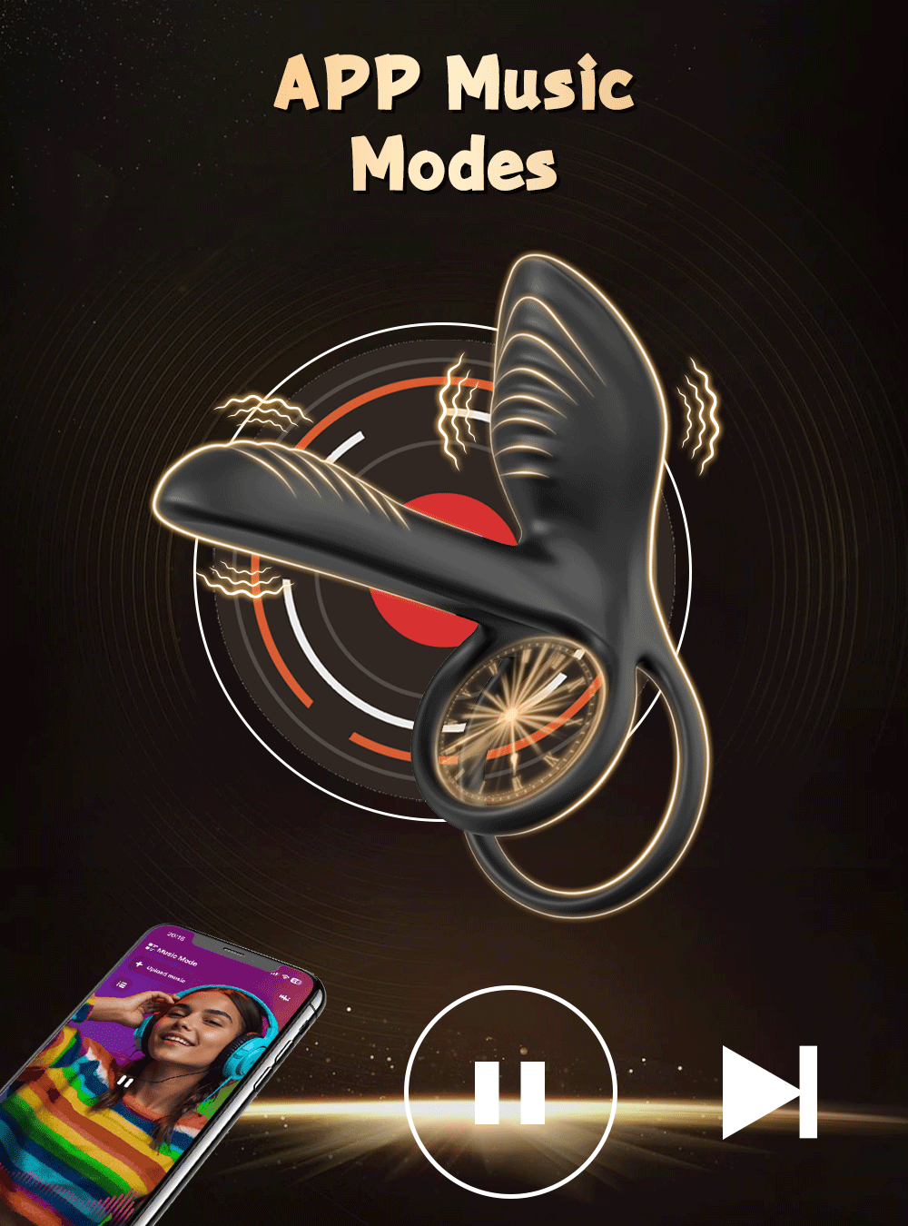 💥2025 Black Rose Ring-FLORAX 15° Nighty