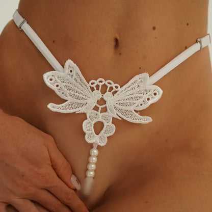 Sexy Double Pearl G Thong