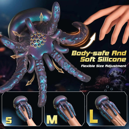 2025 Men's Fun Jellyfish Vibrator👑 10 intense vibration, waterproof LACYMATE®