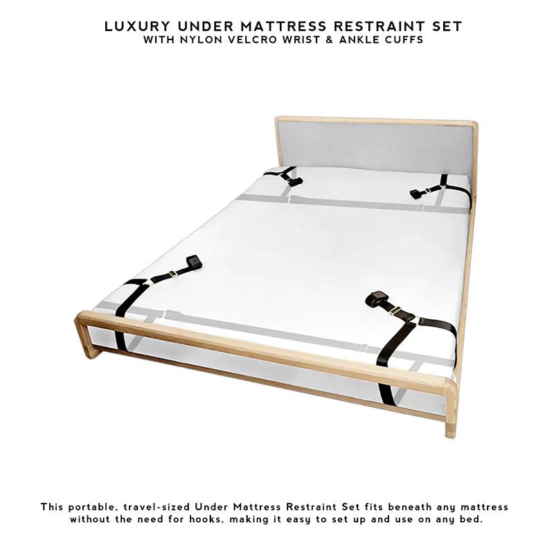 BDSM Under Mattress Restraint Set