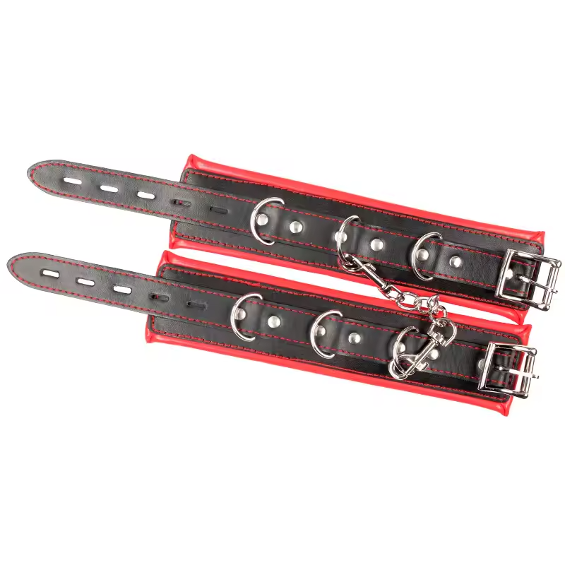 Fetish Collar with Metal Chain – Slave & Traction Play Gear