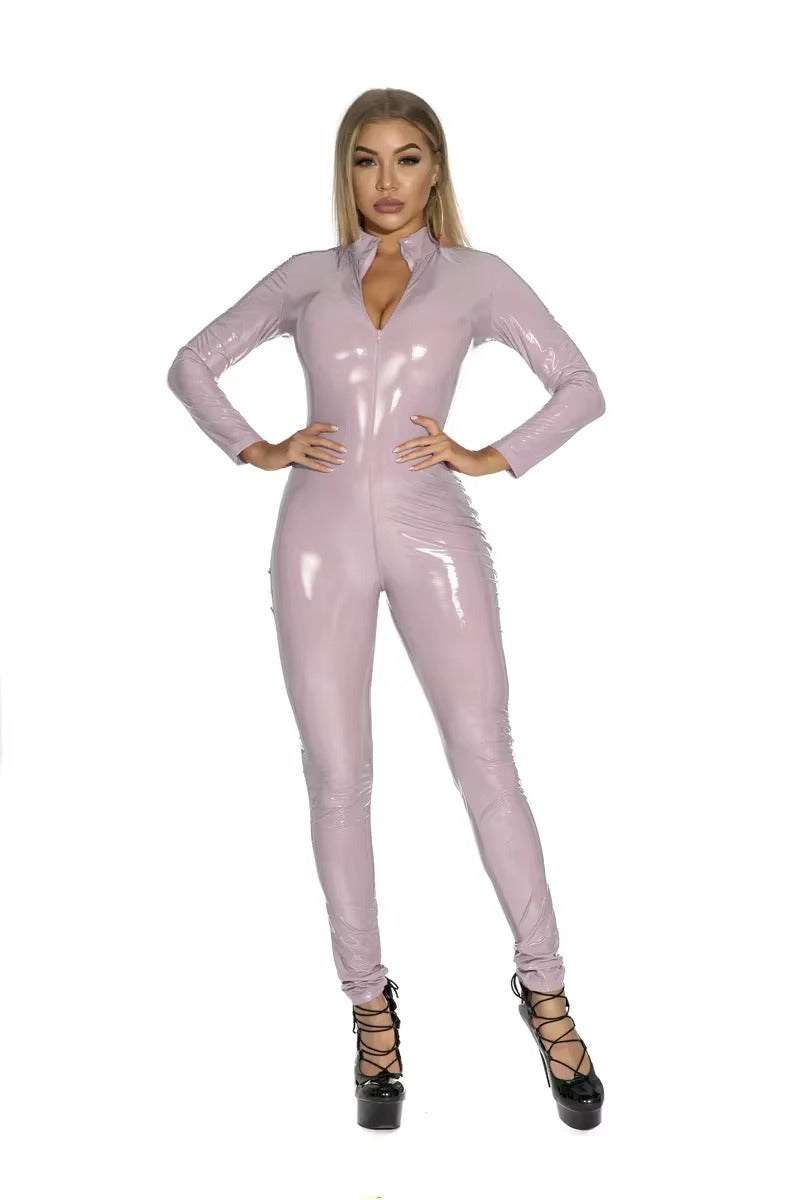 Ruby Shine Latex Bodysuit Jumpsuit