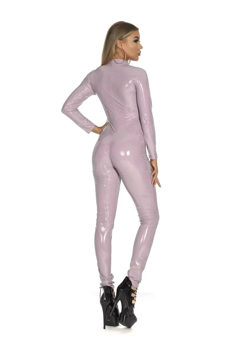 Ruby Shine Latex Bodysuit Jumpsuit