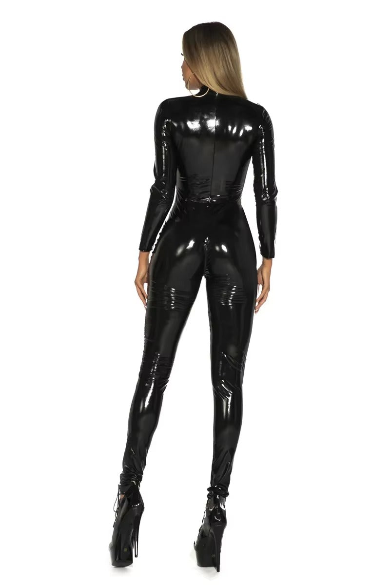 Ruby Shine Latex Bodysuit Jumpsuit