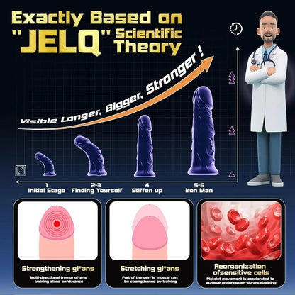 2025 Men's Fun Jellyfish Vibrator👑 10 intense vibration, waterproof LACYMATE®