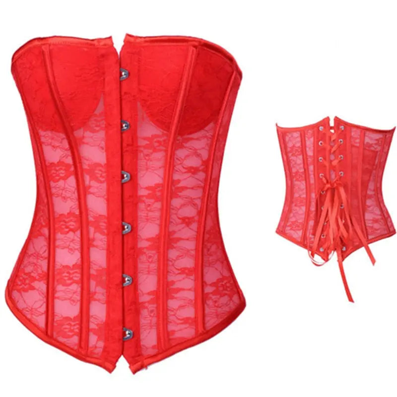  Model CT448 LORETTA LACE LINGERIE OVERBUST CORSET