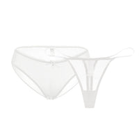 white Brief and Thong